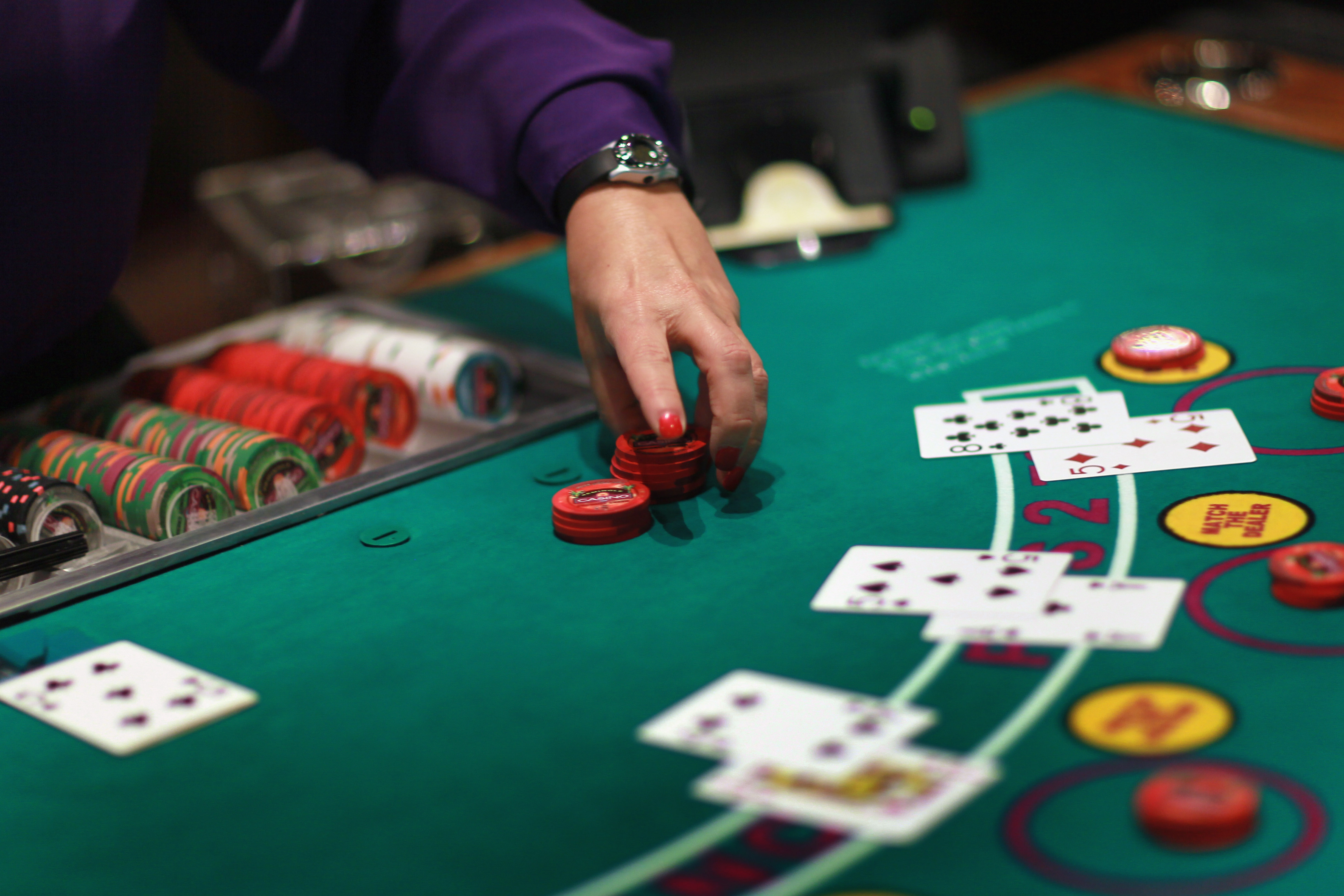 people playing blackjack people playing blackjack
